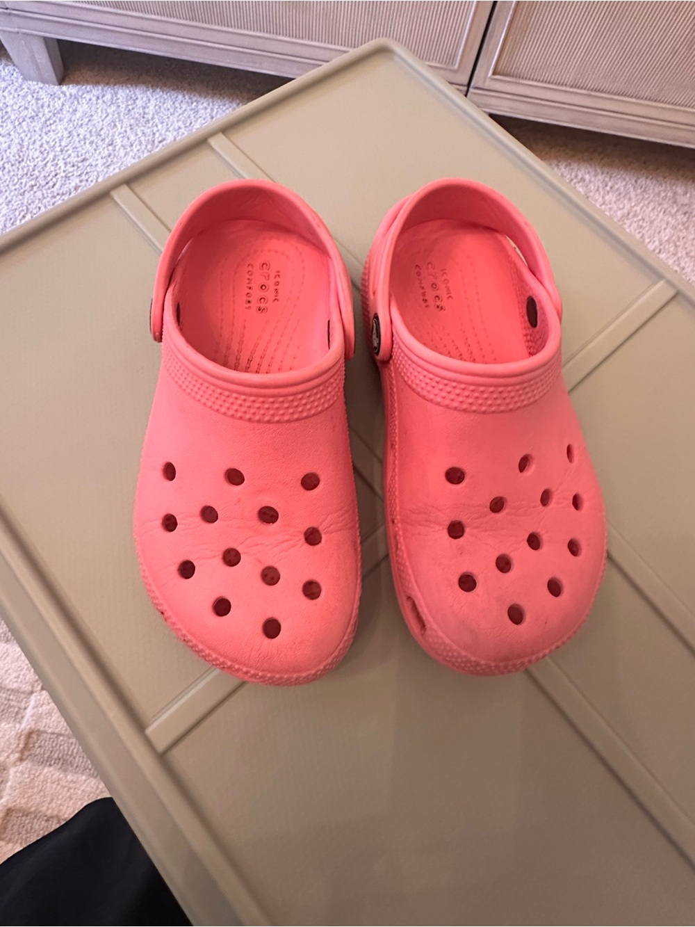 CROCS Kids Coral Pink Classic Clog